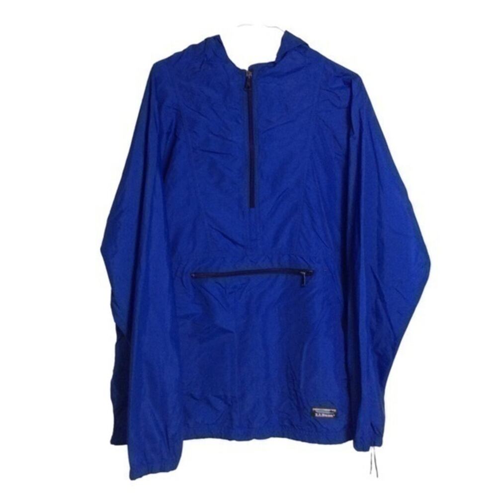 LL Bean Mountain Classic Anorak. Royal blue windbreaker. Large